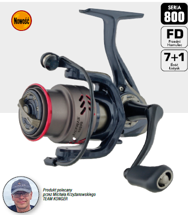 ULTRIS 820 FD 7+1 BB KOŁOWROTEK KONGER