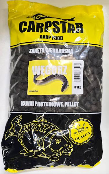 PELET WĘGORZ RED 0,9KG 12MM CARPSTAR black