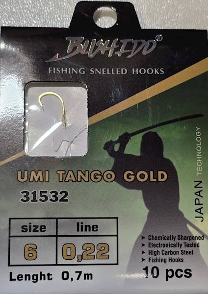 HACZYKI BUSHIDO UMITANGO GOLD 6 0,22MM 0,7M 31532