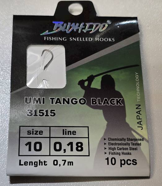 HACZYKI BUSHIDO UMITANGO BLACK10 0,18MM 0,7M 31515