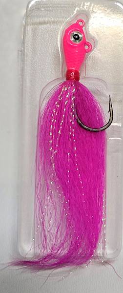 Jig MUSTAD Big Eye Bucktail 1/4 oz. Pink 7 g