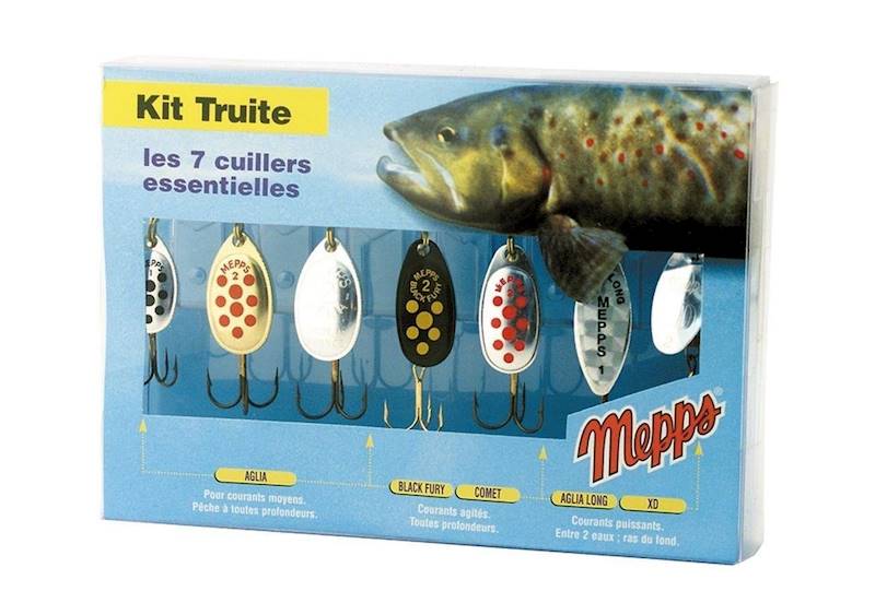 Mepps KIT TRUITE (TROUT KIT) / troć 7 szt. błystek