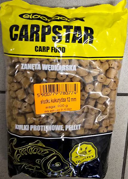 PELLET SŁODKA KUKURYDZA 12MM 900GRAM