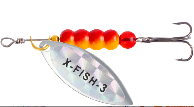 X-Fish obrotówka Trophy 3 11g Silver rainbow