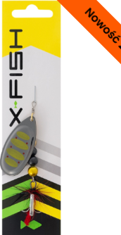X-Fish obrotówka Sirius 5 13g Nikel GRD