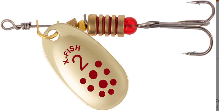 X-Fish obrotówka Spike 2 4.5g Gold RD