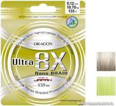 PLECIONKA ULTRA 8X NANO FLUO GREEN 0,16 135M