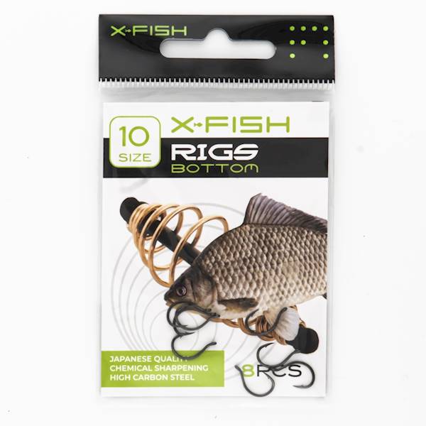 X-Fish haczyki Rigs (bottom) #14 (8 szt/opak)