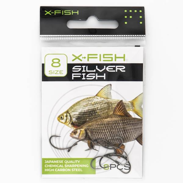 X-Fish haczyki Silver Fish #14 (8 szt/opak)
