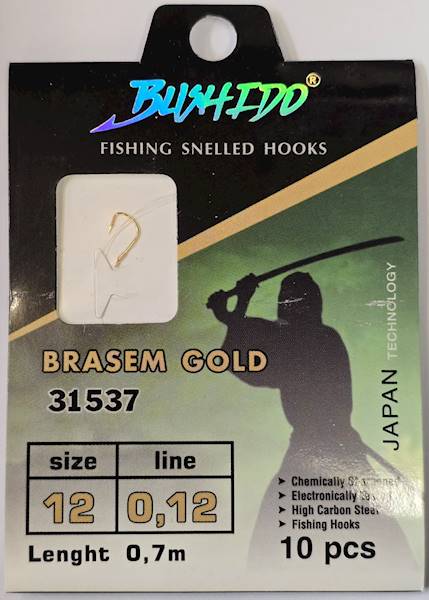 HACZYKI BUSHIDO BRASEM GOLD 12 0,12MM 0,7M 31537