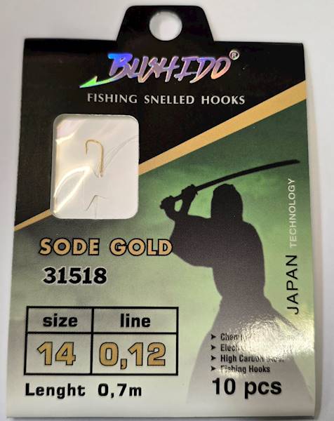 HACZYKI BUSHIDO SODE GOLD 14 0,12MM 0,7M 31518