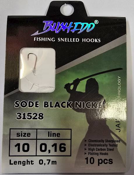 HACZYKI BUSHIDO AJI BLACK NICKEL 10 0,16MM 0,7M 