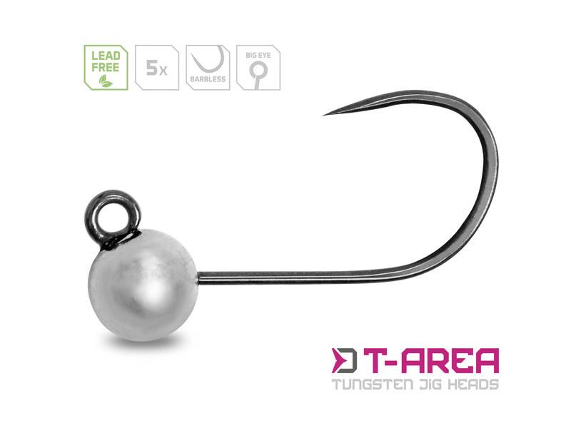Główka wolframowa Delphin T-AREA BL 1,5g 5 szt