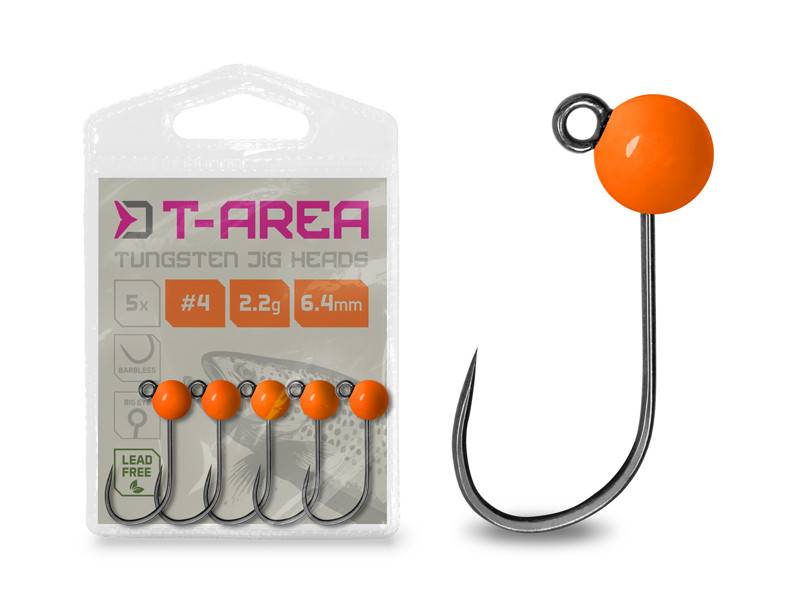 Główka wolframowa Delphin T-AREA BL 0,9g 5 szt