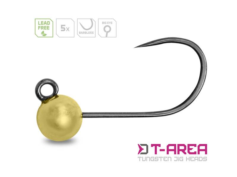 Główka wolframowa Delphin T-AREA BL 0,6g 5 szt