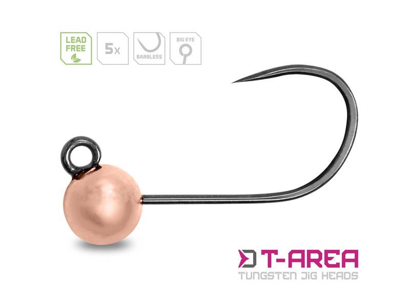 Główka wolframowa Delphin T-AREA BL 1,5g 5 szt