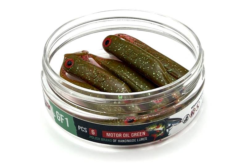 GF1 7cm motor oil green 6 szt.