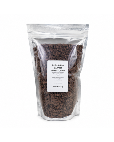 Pellet AQUA GARANT CLASSIC 2,5mm 1 kg