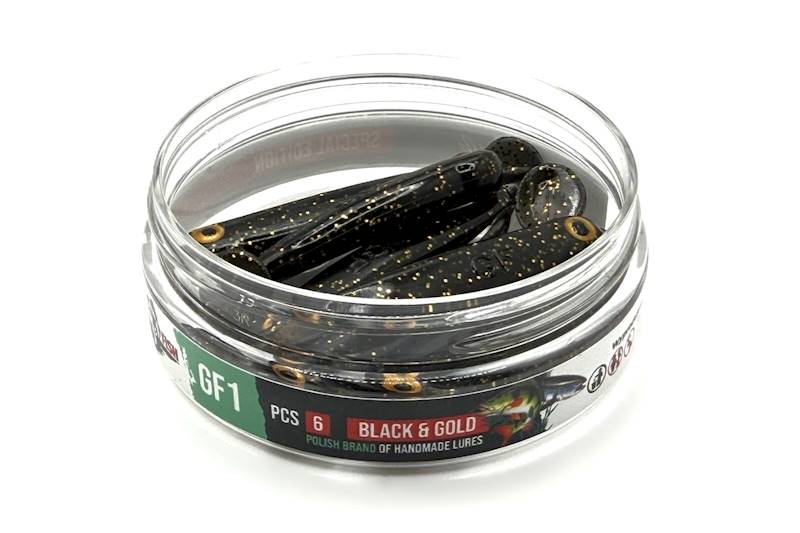 GF1 7cm black & gold 6 szt. x TYP OD RYB