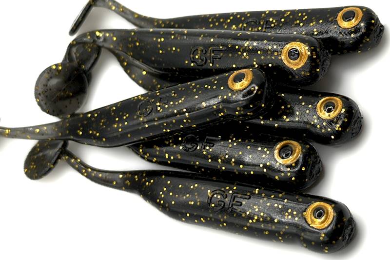 GF1 7cm black & gold 6 szt. x TYP OD RYB