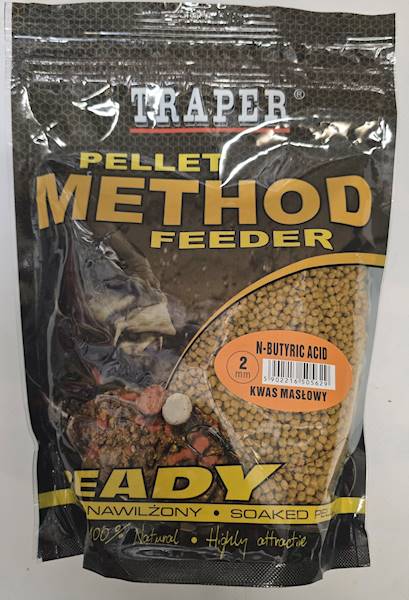 GOTOWY PELLET TRAPER 2MM KWAS MASŁOWY 0,5KG