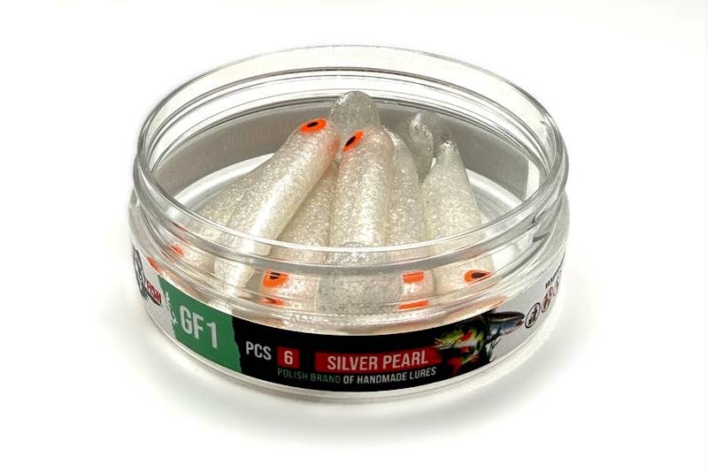 GF1 7cm silver pearl 6 szt. x TYP OD RYB