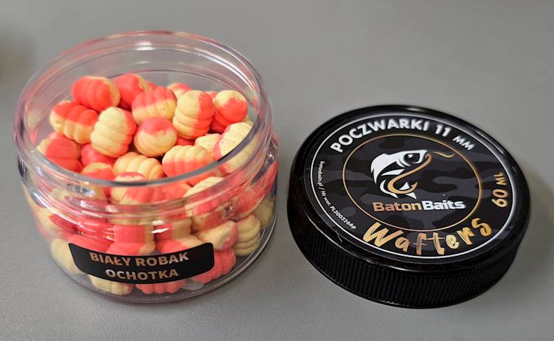 Poczwarki 11mm WAFTERS BIAŁY ROBAK OCHTKA BB
