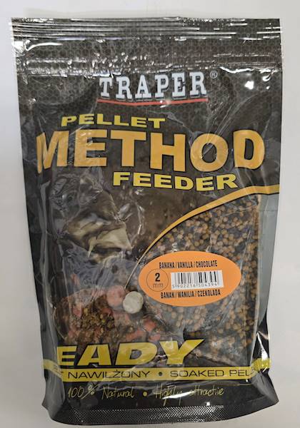 GOTOWY PELLET TRAPER 2MM BANAN WANILIA CZEKOLADA 