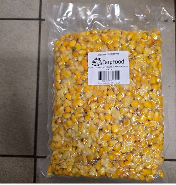 KUKURYDZA TRUSKAWKA CarpFood gotowa 1kg