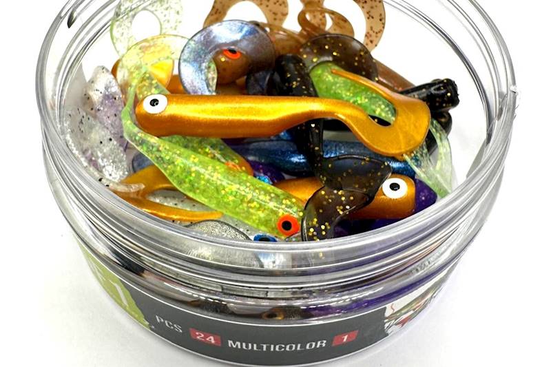 GF1T0171_przyneta GF1 twister mix, fish scent24szt