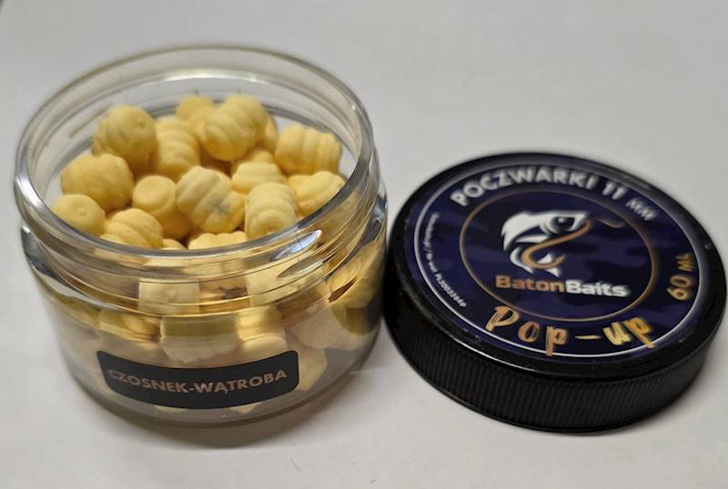 Poczwarki 11mm POP UP CZOSNEK WĄTROBA BB