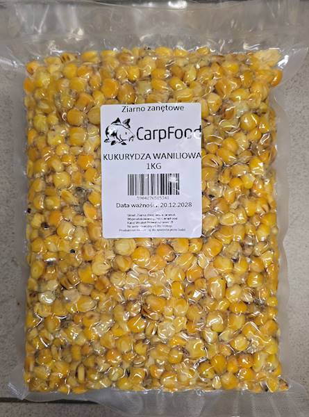KUKURYDZA WANILIOWA CarpFood gotowa 1kg