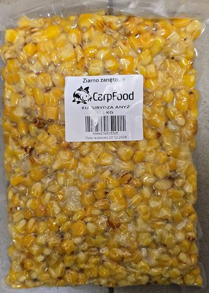 KUKURYDZA ANYŻ CarpFood gotowa 1kg