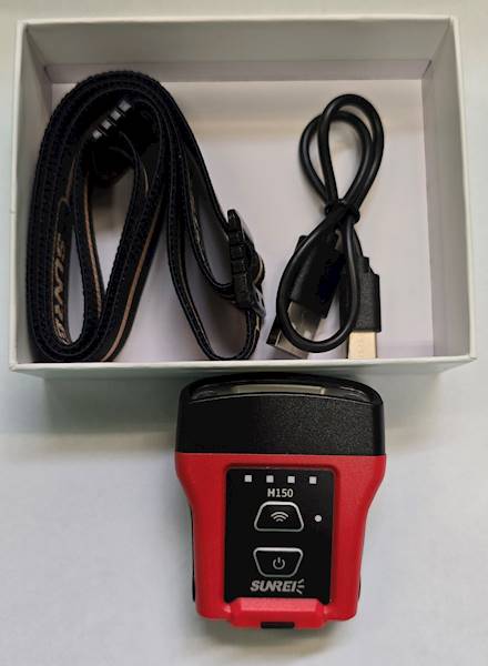 LAMPKA SUNREI H150 150LM 600MAH 24H 35GR