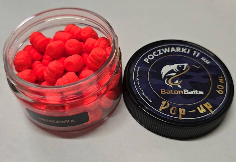 Poczwarki 11mm POP UP TRUSKAWKA BB
