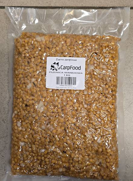 PSZENICA WANILIOWA CarpFood gotowa 1KG 