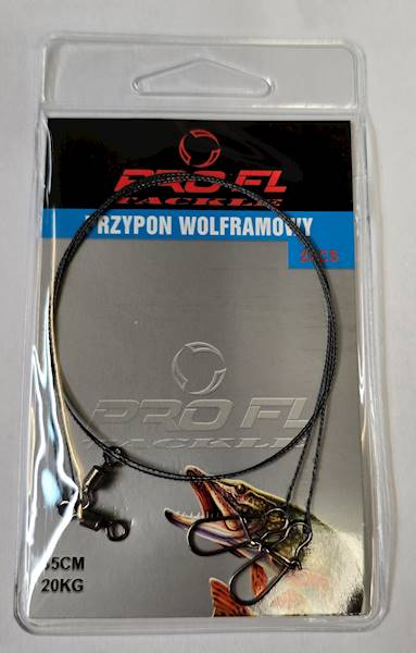 PRZYPON WOLFRAMOWY 35CM 20KG 2SZT PRO FL