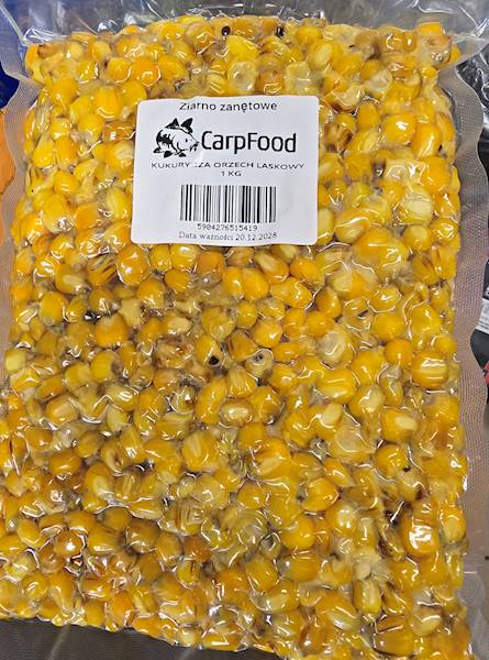 KUKURYDZA Orzech Laskowy CarpFood gotowa 1kg