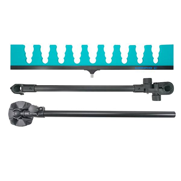 STOJAK LORPIO DO TOPÓW Z NOGĄ 9 GNIAZD UNI 59cm