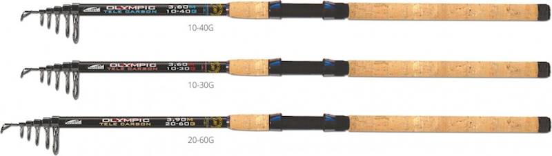 OLYMPIC TELE CARBON 3,90M 10-40GRAM