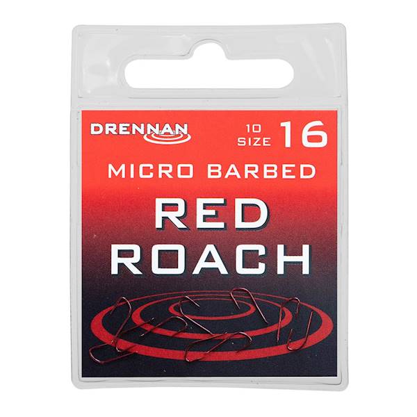 Red Roach Haczyki Drennan 10szt. ROZMIAR 16