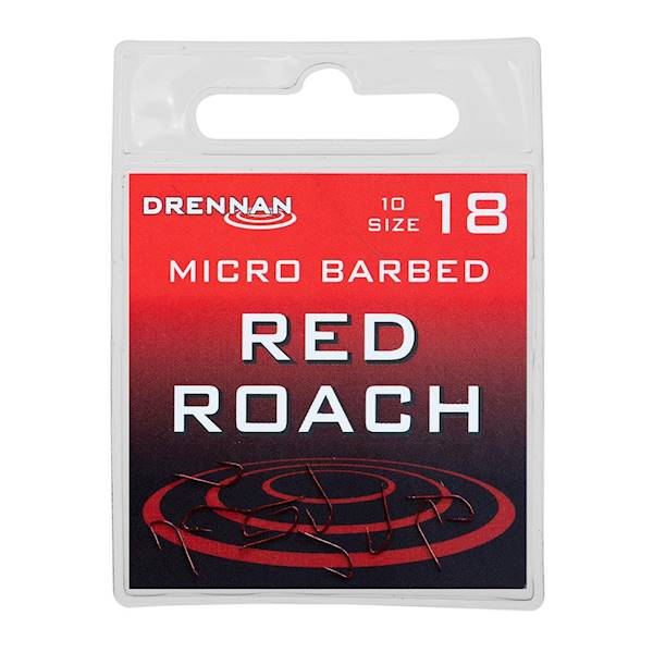 Red Roach Haczyki Drennan 10szt. ROZMIAR 18