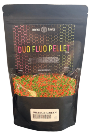 Pellet Duo Fluo Method Line Orange-Green 350g