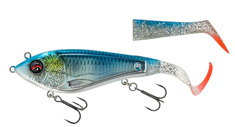 DEVIATOR TAIL 16,5 CM/48G SS NIEBIESKI CHROM
