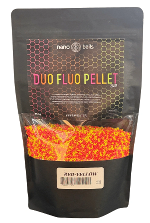 Pellet Duo Fluo - Method Line - Red-Yellow - 350g