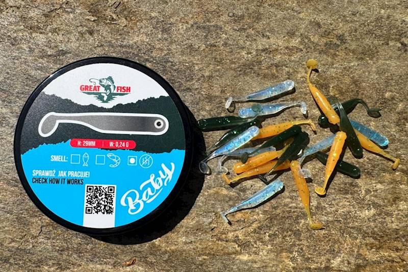 GREAT FISH GF1 BABY ZESTAW GUM NA OKONIA BIAŁORYB 
