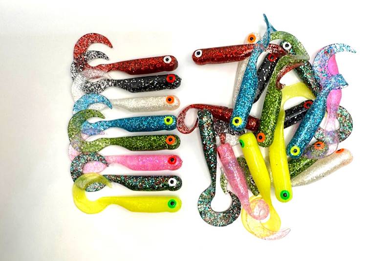 GF1T0181_przyneta GF1 twister mix,fish scent 24szt