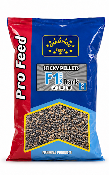 Sticky Pellet Champion Feed 2 mm F1 SWEET DARK 