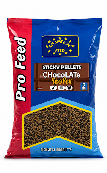 Sticky Pellet Champion Feed 2 mm CHOCOLATE & SCOPE