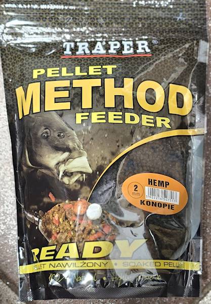 GOTOWY PELET TRAPER 2MM 500GRAM KONOPIE
